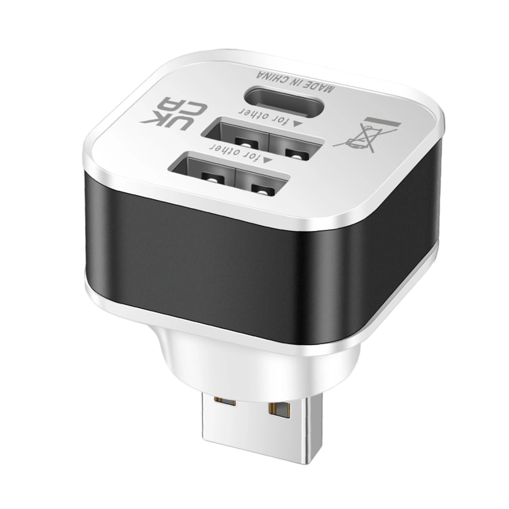2x USB+Type C Charging Expander USB Splitter USB Adapter Multipurpose ...