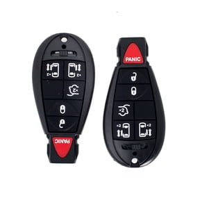 2x Uncut Town Country Caravan Replacement Fobik Key Fob Keyless Remote Clicker