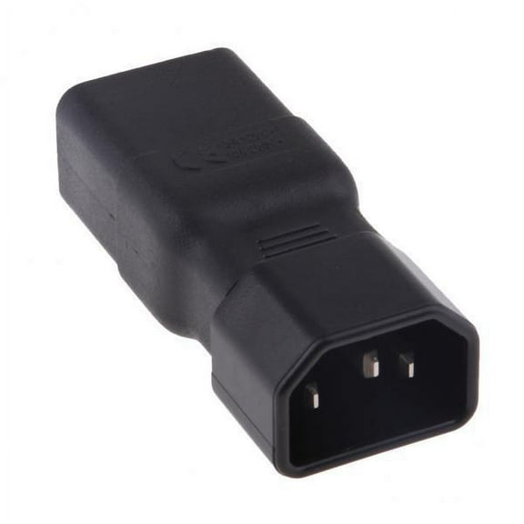 2x Universal IEC 320 C14 Male to C19 Female Converter Power Adapters Connectors
