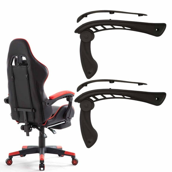 2x Universal Office Chair Armrest Accessories Replacement Simple Portable Linkage Armrest for Most Chairs Computer Chair 5 Holes