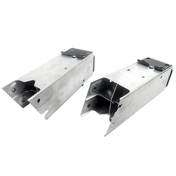 2x Vehicle Repair Bumper Rail Extensions Left & Right, Durable, Easy Install for Tesla Model 3 2017-2023