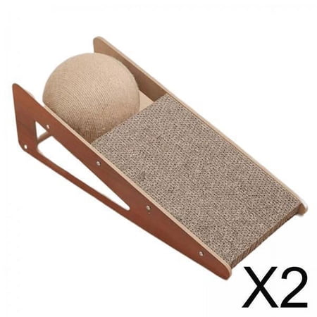 2x Vertical Scratcher Pad Cat Scratcher Toy Durable Scratching Board for Kitten