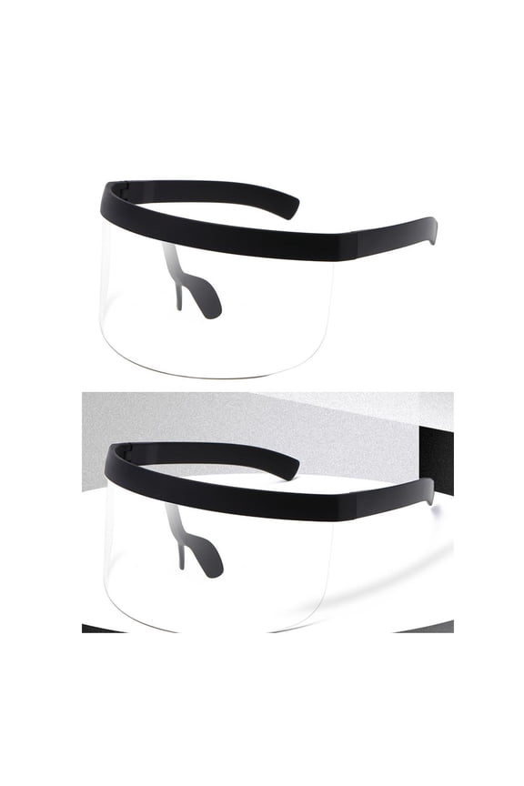 2x Visor Sunglasses, Big Glasses, Windproof Visor Glasses Oversize Sunglasses For Men Women