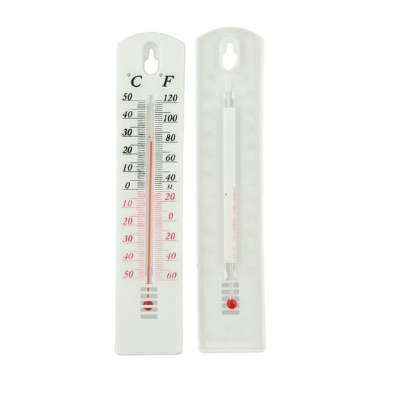 2x Wall Thermometer Indoor Outdoor Hanging Garden Greenhouse House Office Room