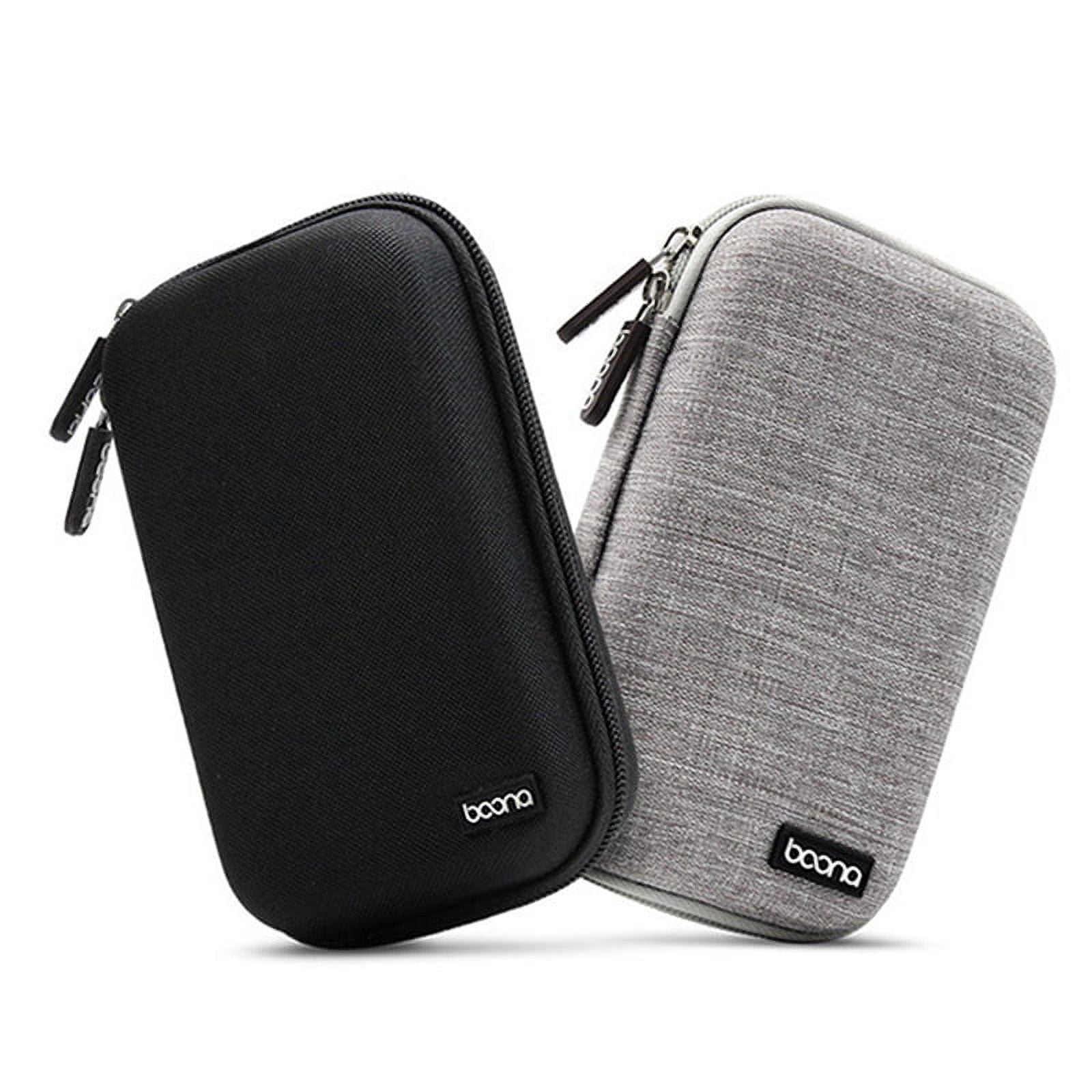 2x Waterproof Storage Bag for 2.5Inch Mobile Hard Drive Power Supply