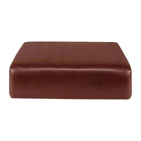 2x Waterproof Stretch PU Leather Stretch Sofa Patio Cushion Covers Durable Furniture Protective Covers Slipcover For Sofa