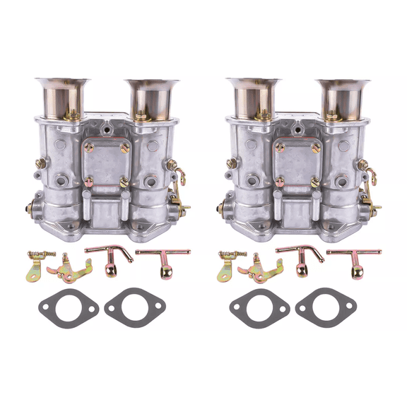 2x Weber 40DCOE Carburetor - OEM 19550.174 / 19550174 - 4/6/V8 Engines - VW, Toyota, Nissan, GM - Side Draft Replacement