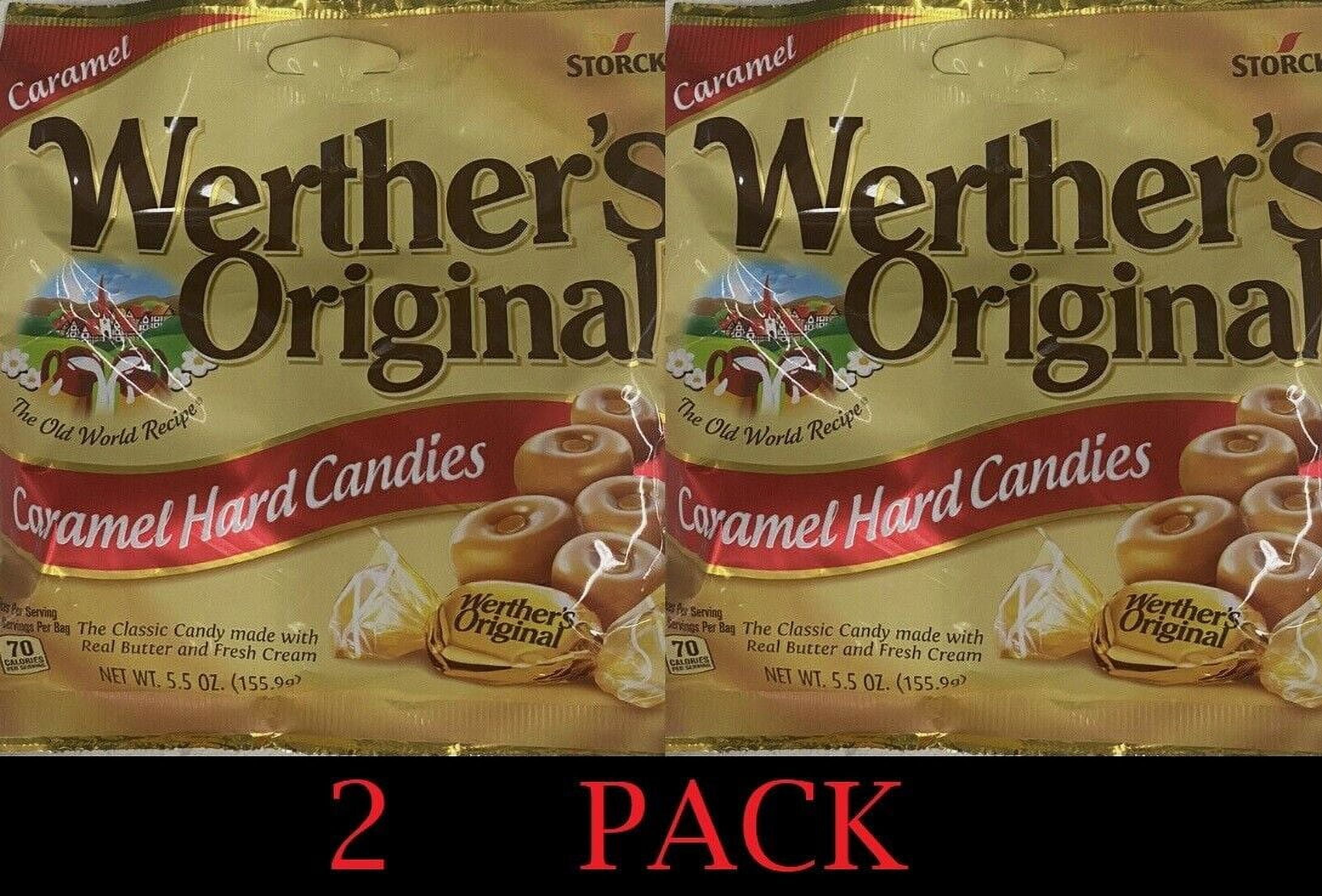 2x Werther’s Original CARAMEL HARD Candy Candies 5.5 oz - 2 PACK