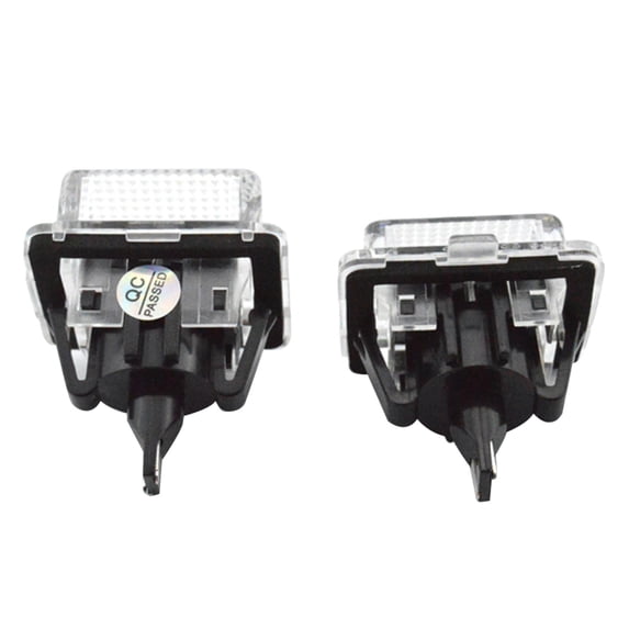 2x White LED License Plate Lights 18W, 6500K, 18 LEDs for Mercedes C, E, CL, S-Class
