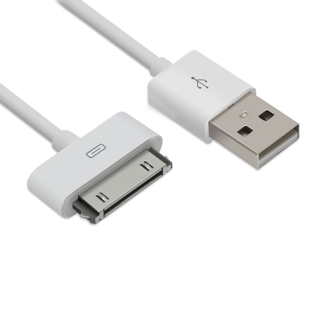 2x White USB Charging Cable Sync Data for Apple iPad 1st/2nd/3rd Generation  1/2G