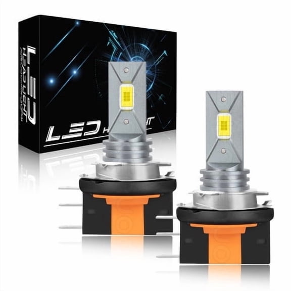 2x Xenon White H15 LED Bulbs for Mercedes CLA-Class High Beam Headlight Lamp DRL