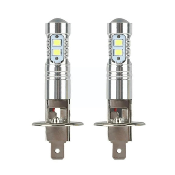 2x er Bright H1 LED Headlight Kit High Low Beam Bulbs Driving 6000KAU I6L9