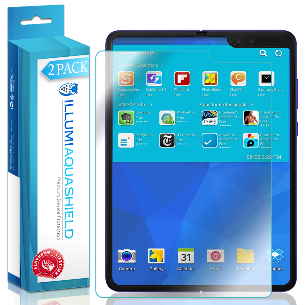 2x iLLumi AquaShield Screen Protector for Samsung Galaxy Fold