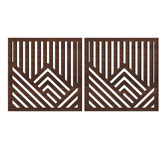 2x listing Clearance! Rustic Wood Wall Decor Wall Art Furniture Modern Abstract Wooden Wall Art Farmhouse Hanging Decoration for Living Room Bedroom Home Indoor Outdoor Office Wall Decor.