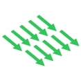 thumbnail image 1 of 2x0.6" Arrow Sticker Directional Sign Adhesive Removable Floor Decal, Green, 15Set / 150 Pack, 1 of 6