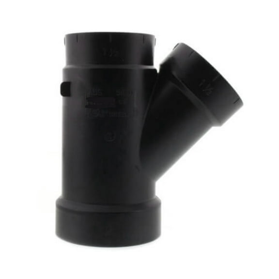 2x1.5x1.5 Inch Reducing WYE , ABS Fitting