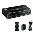 thumbnail image 1 of 2x1 HDMI Switch Audio Extractor With R/L+Toslink SPDIF+COAXIAL Audio Out Adapter 4K 2 In 1 Out HDMI ARC Audio Switcher Selector TAPDRA Spare Part, 1 of 4