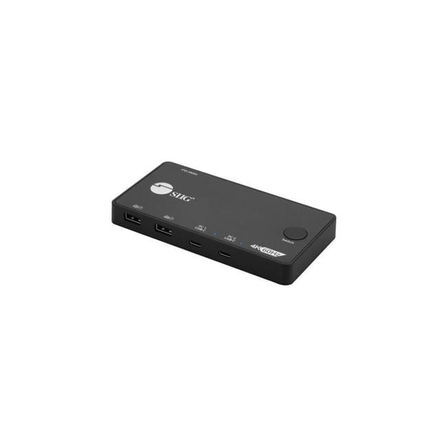 2x1 USB-C 4K Video KVM Switch