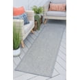 thumbnail image 1 of 2x10 Water Resistant, Indoor Outdoor Runner Rugs for Patios, Hallway, Entryway, Deck, Porch, Balcony or Kitchen | Outside Area Rug for Patio | Gray, Medallion | Size: 2'3'' x 10', 1 of 8