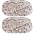 thumbnail image 1 of 2x100g Velvet Yarn Crocheting Fuzzy Yarn, Premier Plush Parfait Chunky Blanket, Velvet Fluffy Chenille Blanket Yarn,Crochet Knitting Soft Thick Plush Lustrous, 1 of 7