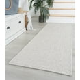 thumbnail image 1 of 2x11 Water Resistant, Indoor Outdoor Runner Rugs for Patios, Hallway, Entryway, Deck, Porch, Balcony or Kitchen | Outside Area Rug for Patio | Cream, Solid | Size: 2'3'' x 11', 1 of 7