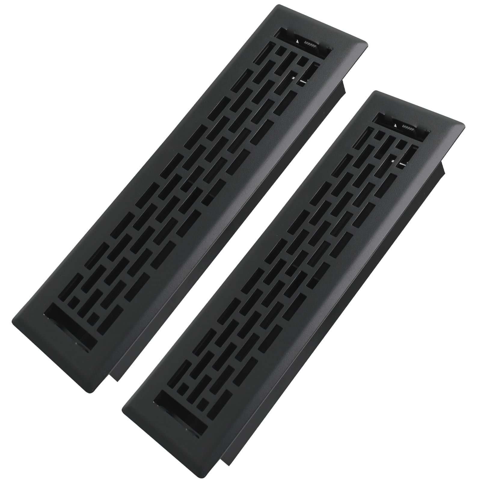 2-Pack 2x12 inch Heavy-Duty Steel Walkable Floor Registers | Easy ...