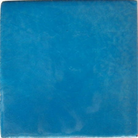2x2 Aqua Blue Talavera Mexican Tile, Set of 36 pcs