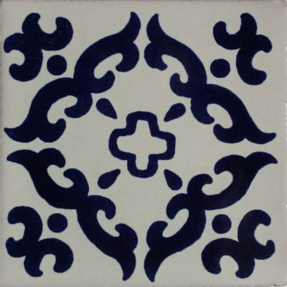 2x2 Barroco Talavera Mexican Tile, Set of 36 pcs