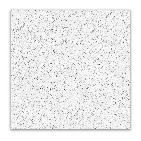 2x2 Ceiling Tiles - 16 Pack | White Acoustic Drop Ceiling Tiles for Suspended Grid | Cortega 704 Easy Install Ceiling Panels for Basements & Utility Rooms