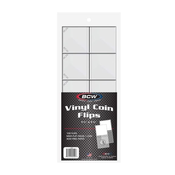 2x2 Double Pocket Vinyl Flip 30 Packs