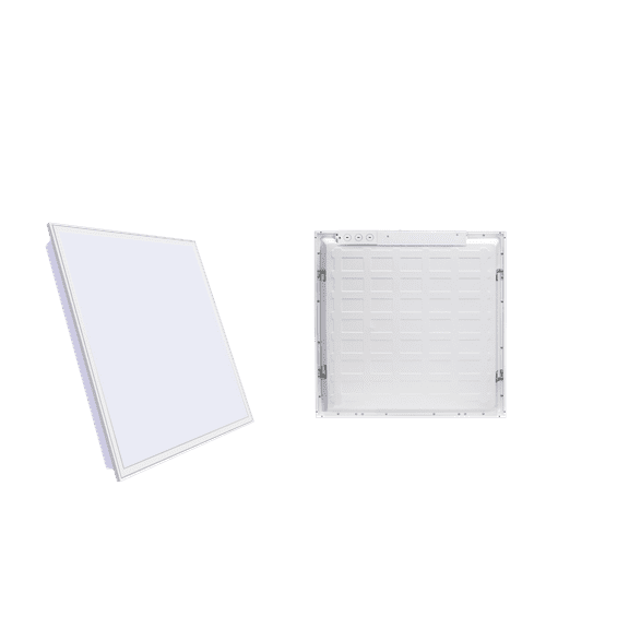 2x2’ Flat Panel LED Light 5 Power/CCT Adjustable 20/25/30/35/40W, 5700k,120-277V, 5850 Lumens Drop Ceiling Lay in Fixture Recessed light for Home, Office, Super Bright UL/DLC (1 Pack)