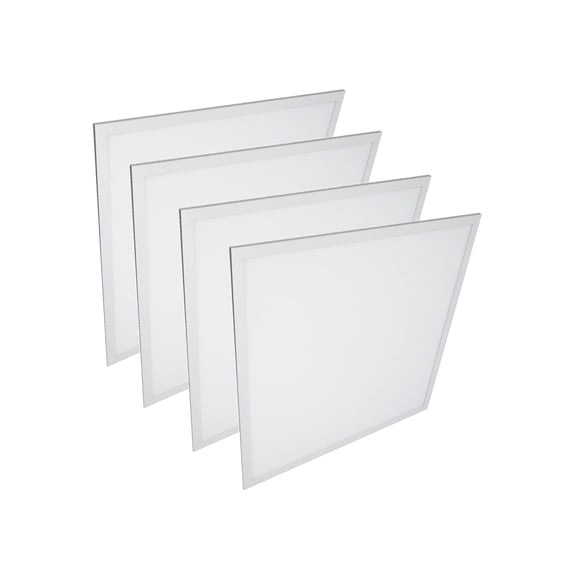 2x2’ Flat Panel LED Light 5 Power/CCT Adjustable 20/25/30/35/40W, 5700k,120-277V, 5850 Lumens Drop Ceiling Lay in Fixture Recessed light for Home, Office, Super Bright UL/DLC (4 Pack)