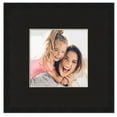 thumbnail image 1 of 2x2 Frame with Mat - Black 6x6 Frame Wood Made to Display Print or Poster Measuring 2 x 2 Inches, 1 of 8