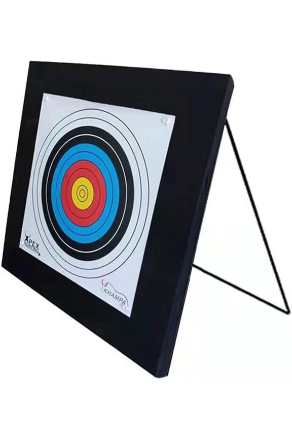2x2 Ft Economy Bow Archery Target for Backyard - Includes 2 Paper Targets & Push Pins