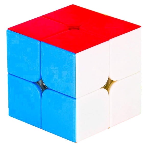 2x2 High Speed Sticker-Less Magic Cube Puzzle, Memory Building Cubes Game
