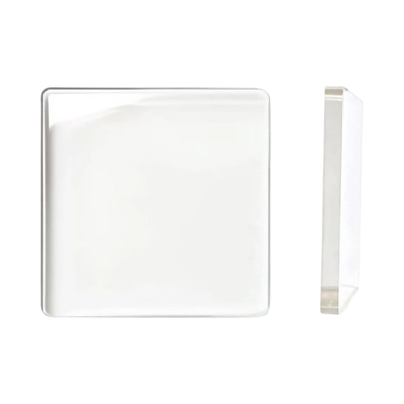 2x2 Inch Clear Acrylic With Strong Backing Easy Peel & Stick Square Photo For DIY Fridge Whiteboard Scrapbooking & Classroom Winter Water Bottle Stickers Stickers Boys Laptop Stickers for Men