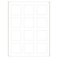 thumbnail image 1 of 2x2 Square Labels - 3000 Labels - Permanent Adhesive White Matte - Laser & Inkjet Printer Labels - 8.5x11 Sheets - Shipping & Address Labels, 1 of 3