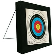 2x2 ft Deluxe Square Foam Archery Target for Backyard - Double Layer with 2 Paper Targets & Push Pins