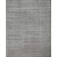 thumbnail image 1 of 2x3, 5x8 and 8x10 Solid Gray Rug made with wool and viscose blend | TRD178, 1 of 6