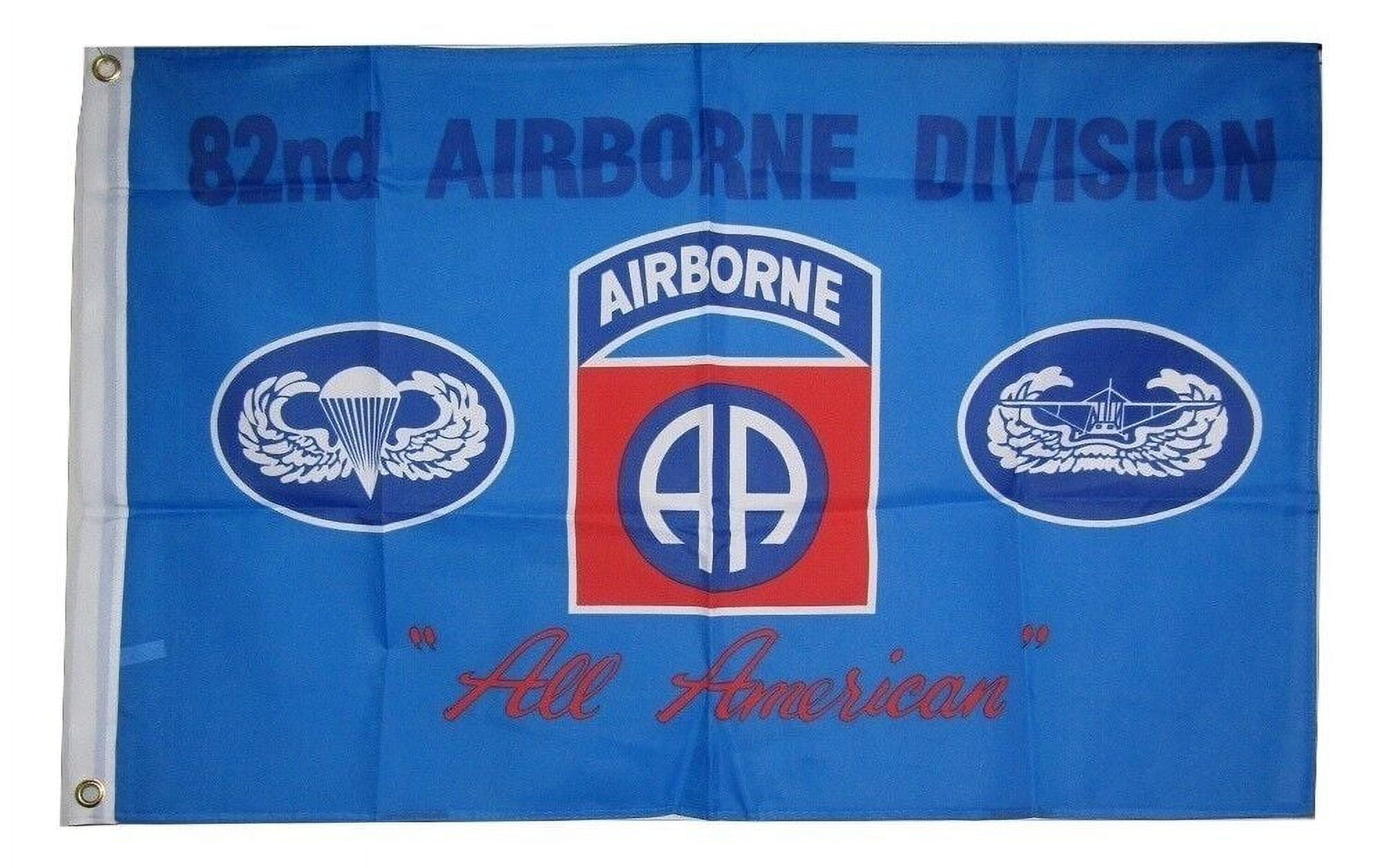 2x3 82nd Airborne Division All American Blue Flag 2'x3' Banner Poly ...