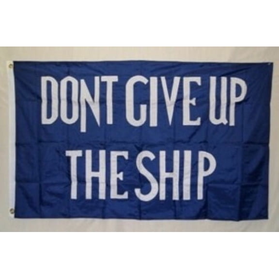 2x3 Commodore Perry Dont Give Up The Ship Flag 2'x3' House Banner 100D