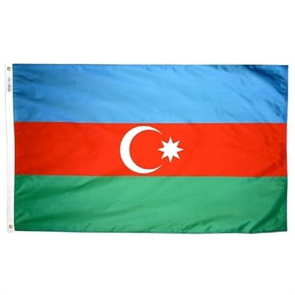 2x3' DURAWAVEZ AZERBAIJAN NYLON FLAG CH&G