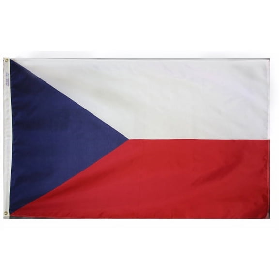 2x3' DURAWAVEZ CZECH REPUBLIC NYLON FLAG CH&G