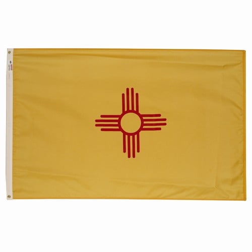 2x3' DURAWAVEZ NEW MEXICO NYLON FLAG CH&G