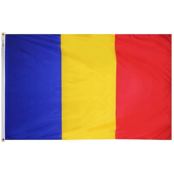 2x3' DURAWAVEZ ROMANIA NYLON FLAG CH&G