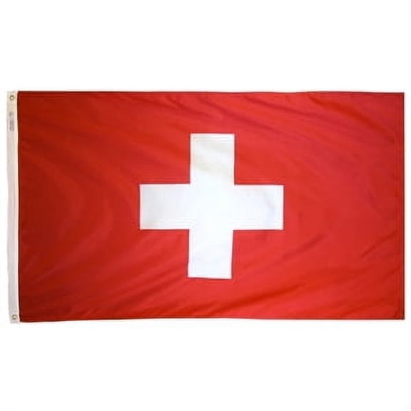 2x3' DURAWAVEZ SWITZERLAND NYLON FLAG CH&G