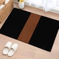 thumbnail image 1 of 2x3 Door Mat Rug, Black Brown Non-Skid Rubber Backing Large Rectangle Rugs - Living Room Bedroom Home Office, Contemporary Boho Modern Art Indoor Floor Mat Carpets Washable Rug, 1 of 9