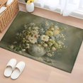 Large Recctangle Rugs 2x3 Door Mat Rug, Country Floral Non-Skid Rubber Backing Large ...
