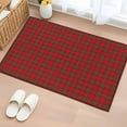 thumbnail image 1 of 2x3 Door Mat Rug, Red Green Checkered Non-Skid Rubber Backing Large Rectangle Rugs - Living Room Bedroom Home Office, Christmas Red and Green Plaid Indoor Floor Mat Carpets Washable Rug, 1 of 9