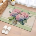2x3 Door Mat Rug, Vintage Botanical Non-Skid Rubber Backing Large ...